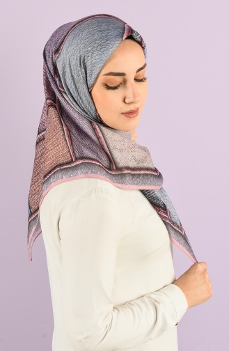 Karaca Patterned Soft Scarf 90738-05 Powder Stone 90738-05