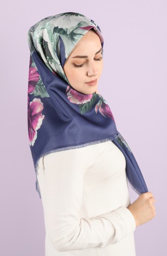 Light Navy Blue Hoofddoek 95355-01