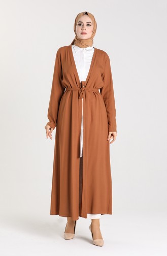 Tobacco Brown Abaya 4559-06