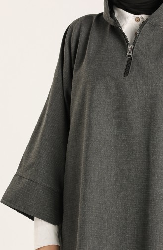 Dark gray Poncho 9025D-01