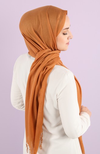 Düz Paşmina Şal 901472-65 Camel