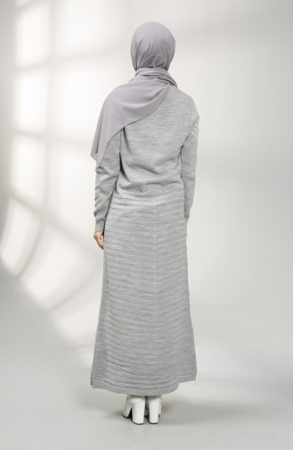 Knitwear Glitter Garni Dress 8221-04 Gray 8221-04