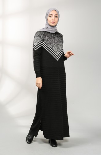 فستان أسود 8221-05
