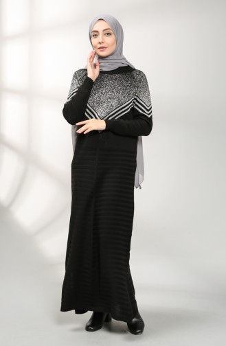 Robe Hijab Noir 8221-05