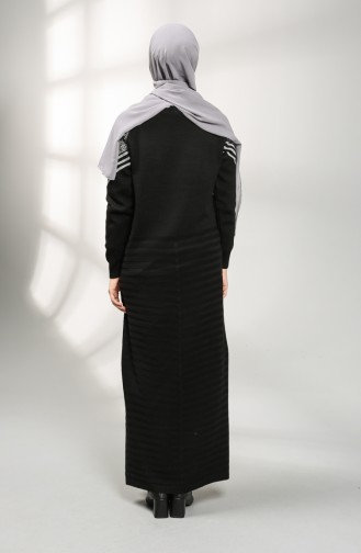 Robe Hijab Noir 8221-05