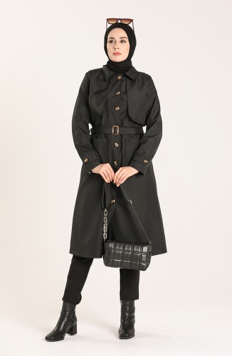 Black Trench Coats Models 0001-05