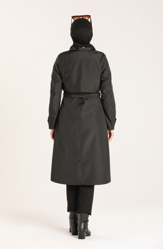 Schwarz Trench Coats Models 0001-05