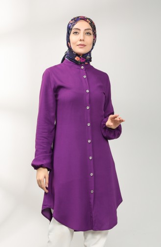 Judge Collar Tunic 3174-03 Purple 3174-03