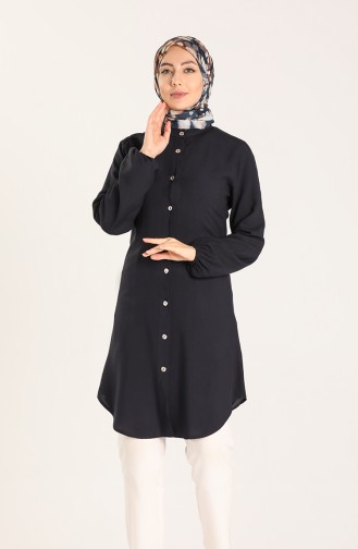 Navy Blue Tuniek 3174-04