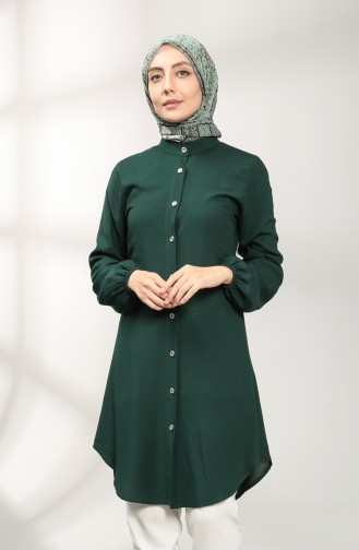 Judge Collar Tunic 3174-05 Emerald Green 3174-05