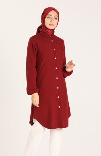 Judge Collar Tunic 3174-08 Burgundy 3174-08