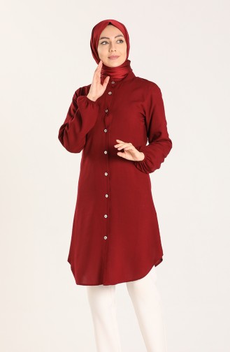 Judge Collar Tunic 3174-08 Burgundy 3174-08