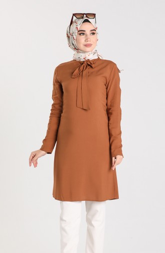 Tie Collar Tunic 3175-01 Tobacco 3175-01