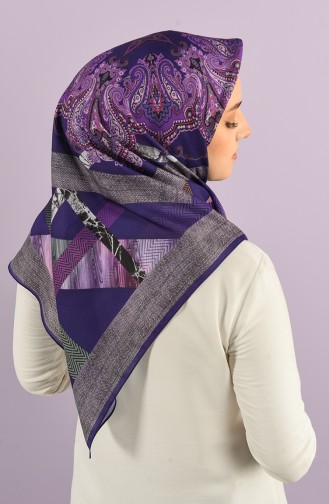 Purple Hoofddoek 90735-02