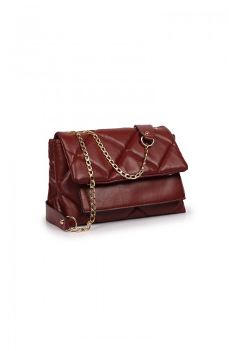 Claret red Shoulder Bag 41Z-05