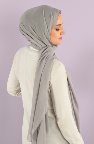 Light Gray Sjaal 90718-43