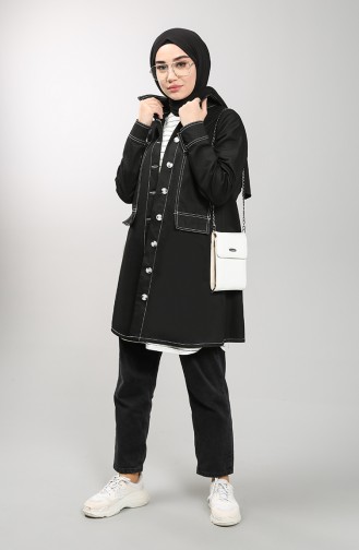 Schwarz Trench Coats Models 8284-01