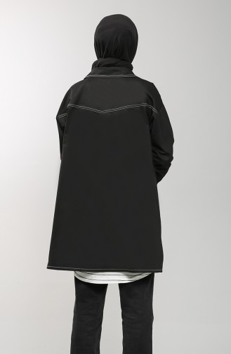 Black Trench Coats Models 8284-01