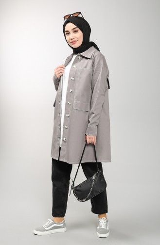 Gray Trenchcoat 8284-04