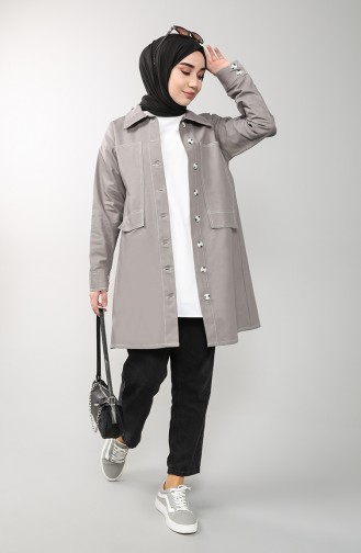 Grau Trench Coats Models 8284-04