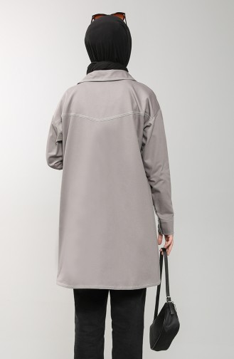 Gray Trench Coats Models 8284-04