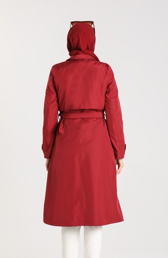 Claret Red Trenchcoat 0001-01