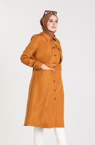 Mustard Trench Coats Models 0001-02