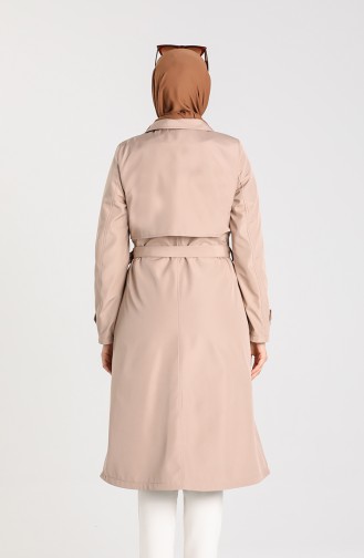 Beige Trench Coats Models 0001-04