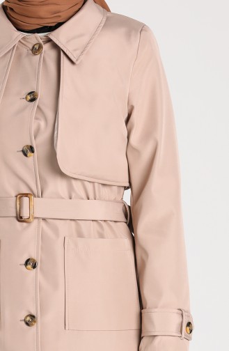 Beige Trench Coats Models 0001-04