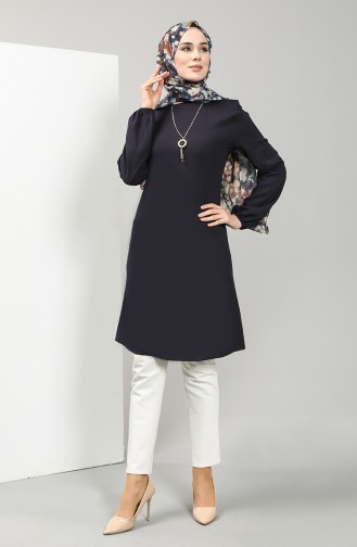 Navy Blue Tuniek 3176-06