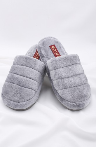 Gray Woman home slippers 18-03