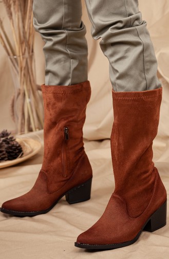 Tan Boots-booties 0524-02