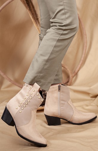 Skin Color Boots-booties 0528-02