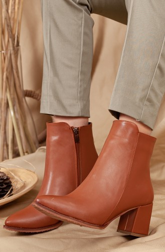 Tan Boots-booties 0546-02