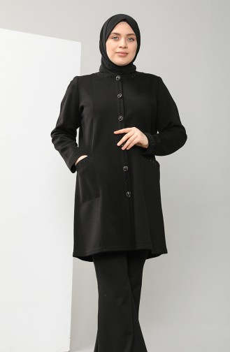 Schwarz Strickjacke 0790-01