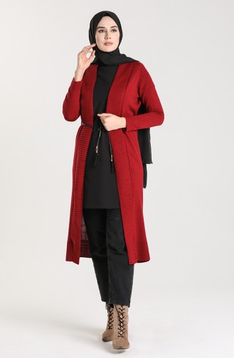Claret Red Cardigans 55221A-08