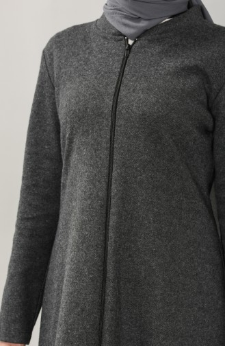 Zippered Winter Cap 1646-01 Anthracite 1646-01