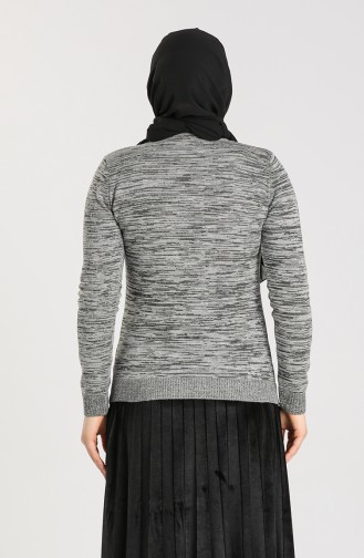 Grau Pullover 9115-01