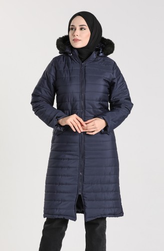 معطف أزرق كحلي 1052C-04