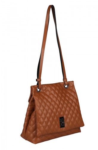 Tobacco Brown Shoulder Bag 433-091