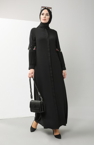 Robe Hijab Noir 9313-01