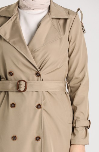 Beige Trench Coats Models 5069-05