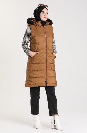 Gilet Sans Manches Tabac 1053-03