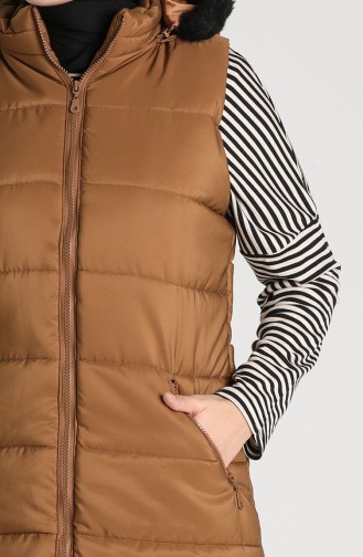 Tobacco Brown Gilet 1053-03