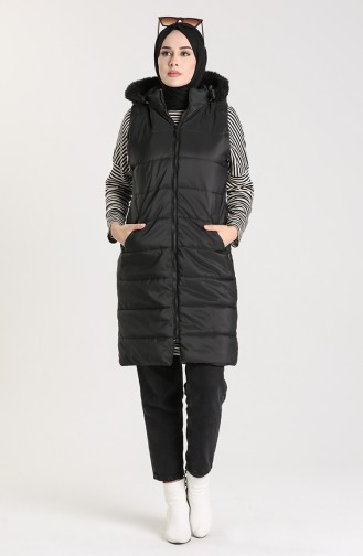 Black Gilet 1053B-03