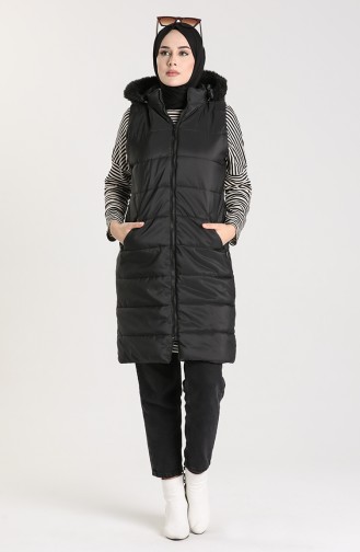 Gilet Sans Manches Noir 1053B-03