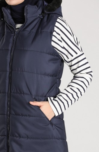 Gilet Sans Manches Bleu Marine 1053B-07