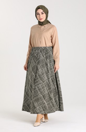 Khaki Skirt 1001-03