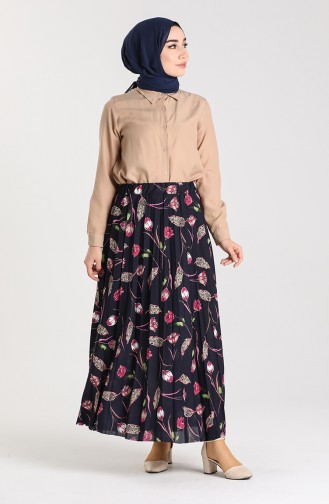 Navy Blue Rok 1005-04