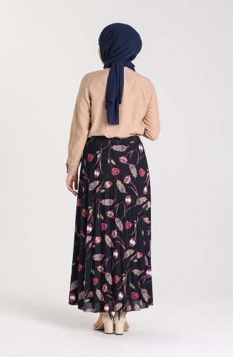 Navy Blue Skirt 1005-04